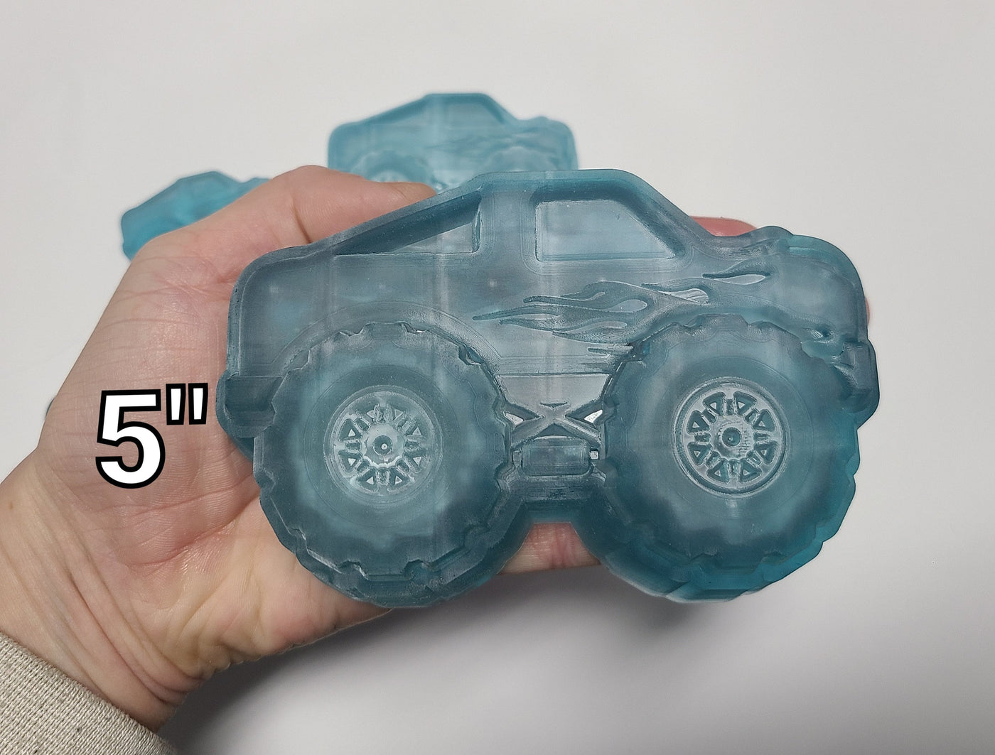 Monster Truck Mold - Plastic Mold or Silicone Mold, Chocolate Mold, Soap Mold, Bathbomb Mold, Wax Mold, Wax melt Mold, Bath Bomb Mold, Toy