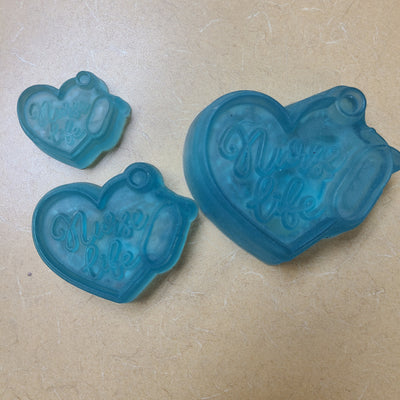 Nurse Life Stethoscope Heart Plastic Mold or Silicone mold, bath bomb mold, soap mold, nurse mold, resin mold, doctor mold, Stethoscope mold