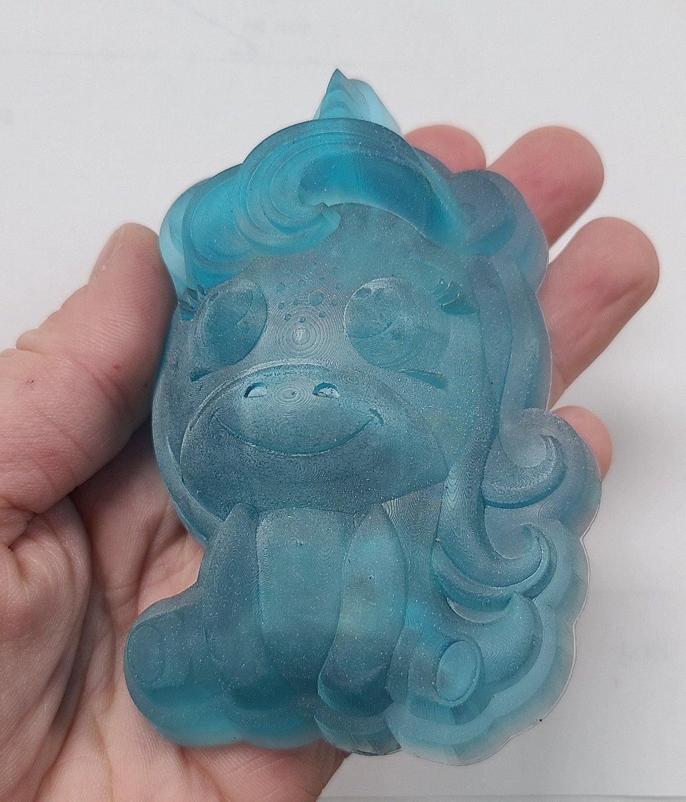 Baby Unicorn Mold Plastic Mold or Silicone mold, bathbomb mold, soap mold, unicorn mold, resin mold, baby mold, chocolate mold, fantasy mold