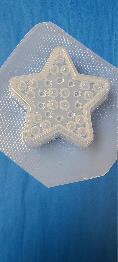 Star Pop It Plastic Mold or Silicone mold, bath bomb mold, soap mold, Sky mold, resin mold, Pop it mold, chocolate mold, Star mold, Galaxy