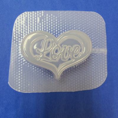 Love Heart Plastic Mold or Silicone mold, bath bomb mold, soap mold, love mold, resin mold, sweet mold, cute mold, heart mold, I love you