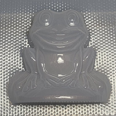 Sitting Frog Plastic Mold or Silicone mold, bath bomb mold, soap mold, frog mold, resin mold, cute mold, toad mold, flower mold, happy mold