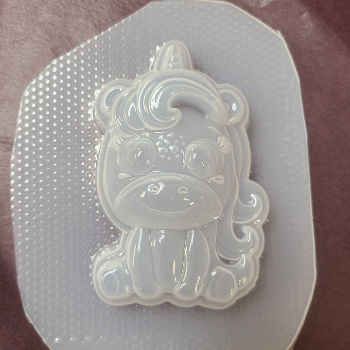 Baby Unicorn Mold Plastic Mold or Silicone mold, bathbomb mold, soap mold, unicorn mold, resin mold, baby mold, chocolate mold, fantasy mold