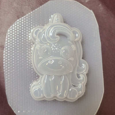 Baby Unicorn Mold Plastic Mold or Silicone mold, bathbomb mold, soap mold, unicorn mold, resin mold, baby mold, chocolate mold, fantasy mold