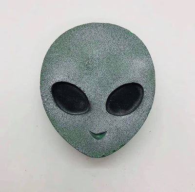 Alien Head Plastic Mold or Silicone mold, bath bomb mold, soap mold, alien mold, resin mold, candy mold, chocolate mold, ufo mold, wax mold