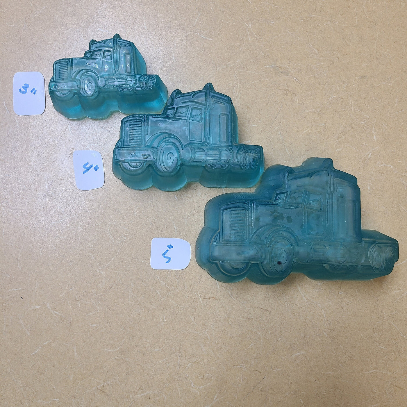 Semi Truck Mold - Plastic Mold or Silicone Mold, Chocolate Mold, Soap Mold, Bathbomb Mold, Wax Mold, Wax melt Mold, Bath Bomb Mold, Toy Mold