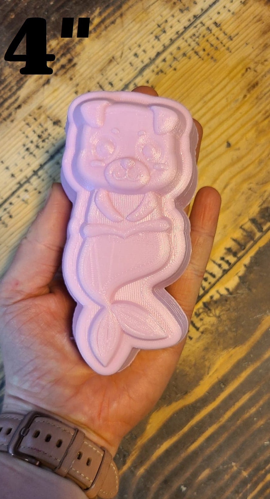 MerPuppy Plastic Mold or Silicone mold, bath bomb mold, soap mold, mermaid puppy mold, resin mold, puppy mold, mermaid dog mold, pup mould