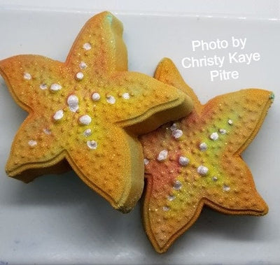 Simple Starfish Plastic Mold or Silicone mold, bath bomb mold, soap mold, starfish mold, resin mold, star mold, fish mold, sea mold, mould