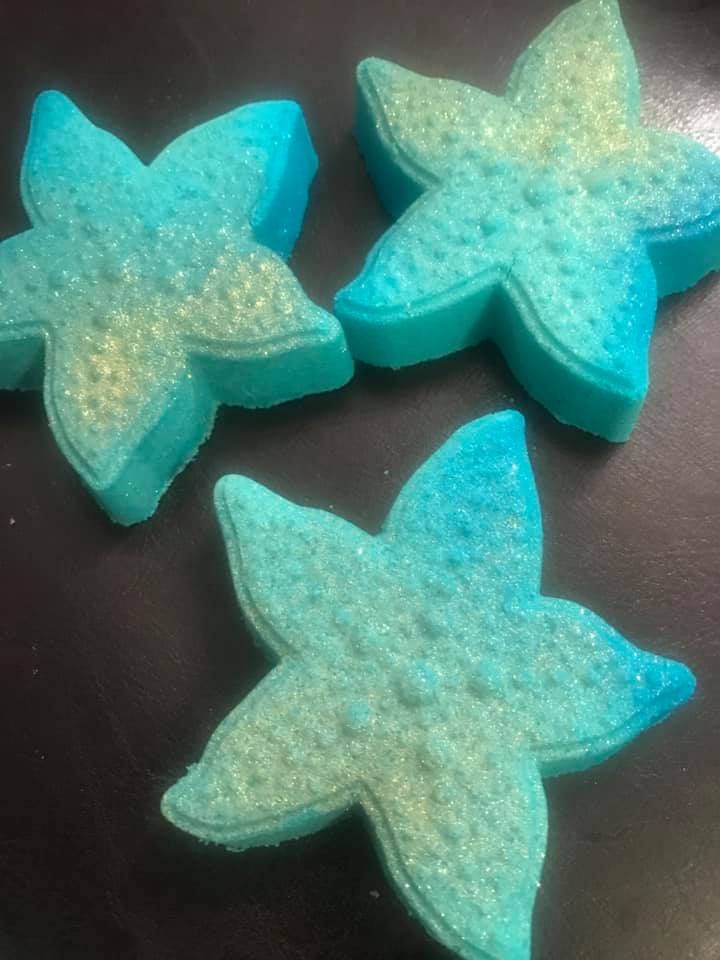 Simple Starfish Plastic Mold or Silicone mold, bath bomb mold, soap mold, starfish mold, resin mold, star mold, fish mold, sea mold, mould