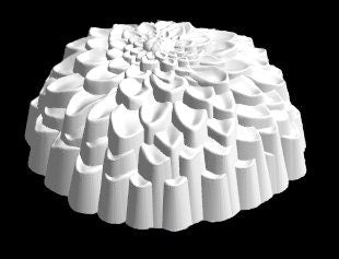Dahlia Plastic Mold or Silicone mold, bath bomb mold, soap mold, flower mold, resin mold, dahlia mold, floral mold, daisy mold, sunflower