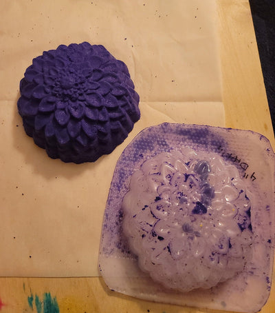 Dahlia Plastic Mold or Silicone mold, bath bomb mold, soap mold, flower mold, resin mold, dahlia mold, floral mold, daisy mold, sunflower