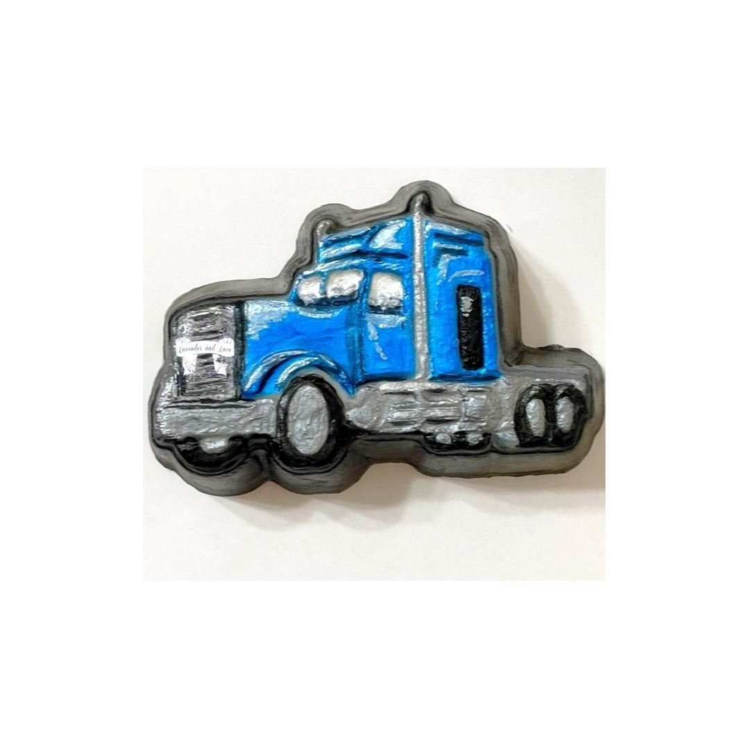 Semi Truck Mold - Plastic Mold or Silicone Mold, Chocolate Mold, Soap Mold, Bathbomb Mold, Wax Mold, Wax melt Mold, Bath Bomb Mold, Toy Mold