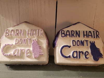 Barn Hair Don't Care Plastic Mold or Silicone mold, bath bomb mold, soap mold, horse mold, resin mold, barn mold, stallion mold, hair mold