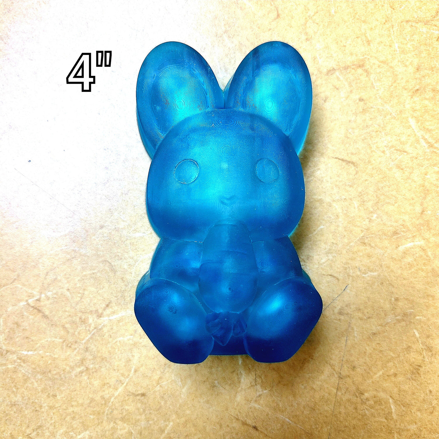 Bunny Eating A Carrot Plastic or Silicone mold, bath bomb mold, soap mold, rabbit mold, resin mold, bunny mold, chocolate bunny, cake pops