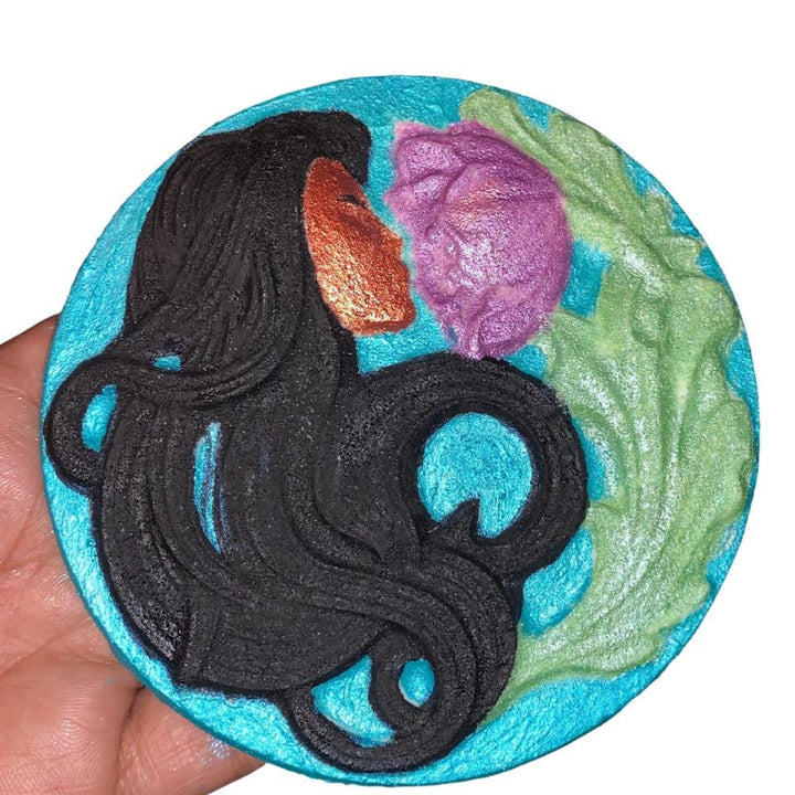 Lady Smelling A Flower Plastic Mold or Silicone mold, bath bomb mold, soap mold, woman mold, resin mold, flower mold, chocolate mold, lady