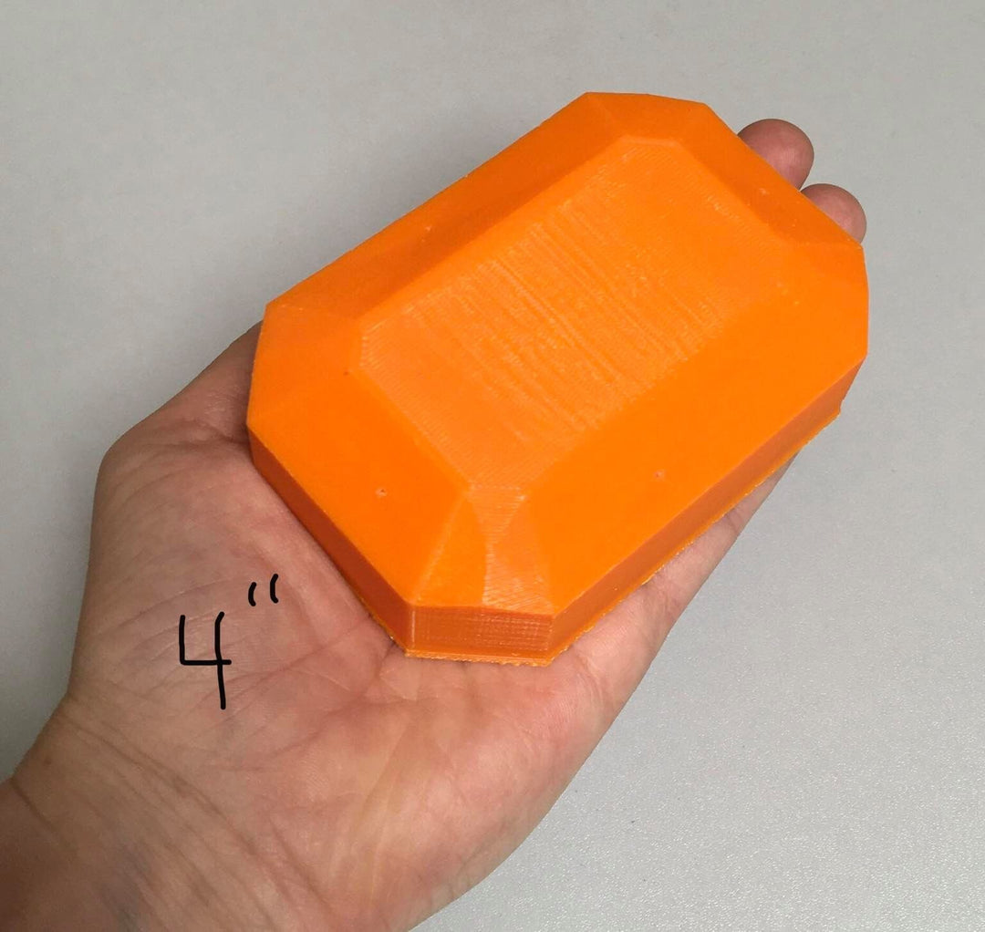 Gemstone Plastic Mold or Silicone Mold, Resin Mold, Soap Mold, polymer clay mold, gem mold, stone mold, nerd mold, jewelry mold, gamer mold