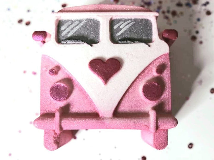 Simple VW Bus Plastic Mold or Silicone mold, bath bomb mold, soap mold, bus mold, resin mold, flower power mold, peace mold, 80&