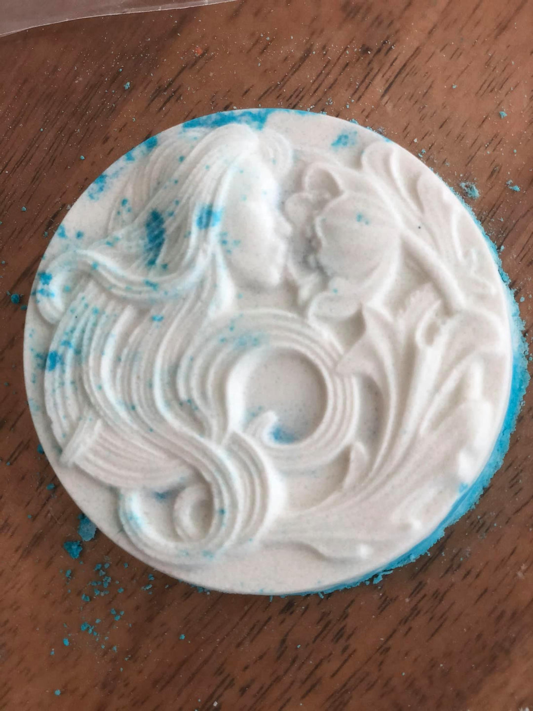 Lady Smelling A Flower Plastic Mold or Silicone mold, bath bomb mold, soap mold, woman mold, resin mold, flower mold, chocolate mold, lady
