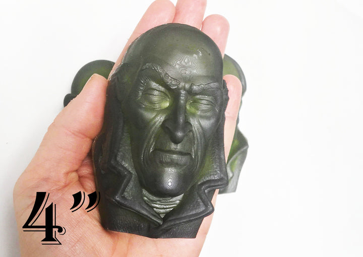 Classic Sherlock Holmes Head Plastic Mold or Silicone mold, bath bomb mold, soap mold, Moriarty, resin mold, Watson mold, chocolate mold