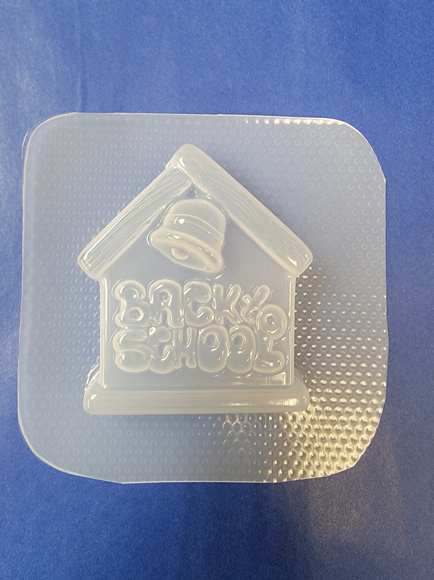 Back To School House Plastic Mold or Silicone mold, bath bomb mold, soap mold, resin mold, chocolate mold, back to school mold, house mold