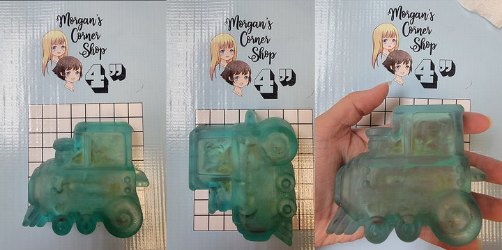 Train Mold Plastic Mold or Silicone Mold, Chocolate Mold, Soap Mold, Bath bomb Mold, Wax Mold, Wax melt Mold, Bath Bomb Mold, car Mold