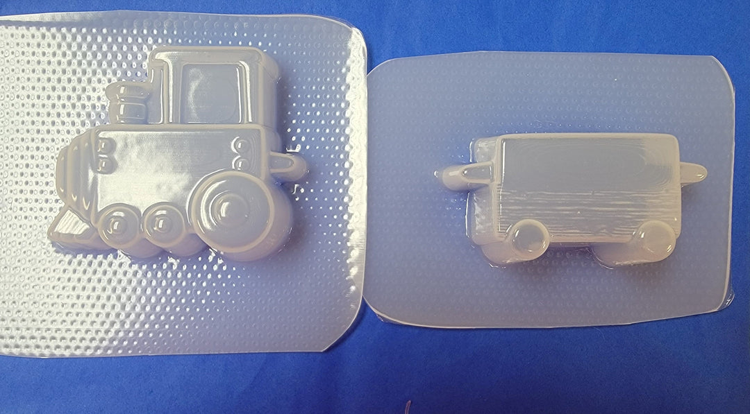 Train Mold Plastic Mold or Silicone Mold, Chocolate Mold, Soap Mold, Bath bomb Mold, Wax Mold, Wax melt Mold, Bath Bomb Mold, car Mold