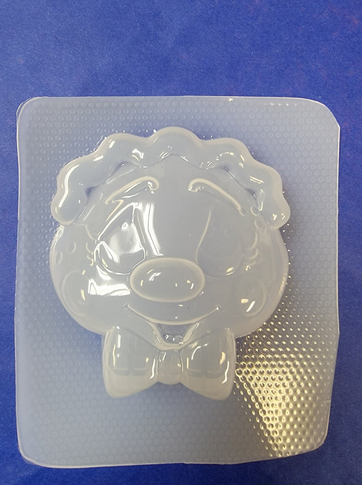 Gingerbread Boy or Girl Head Plastic Mold or Silicone mold, bath bomb mold, soap mold, bow tie mold, resin mold, bow mold, gingerbread boy