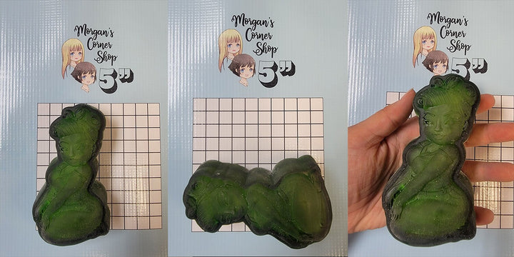 Curvy Girl Sitting Plastic Mold or Silicone mold, bathbomb mold, soap mold, woman mold, resin mold, candy mold, chocolate mold, lady mold