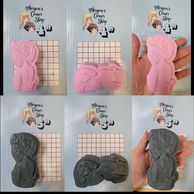 Beautiful Woman Profile #3 Plastic Mold or Silicone mold, bath bomb mold, soap mold, woman mold, resin mold, candy mold, chocolate mold,lady