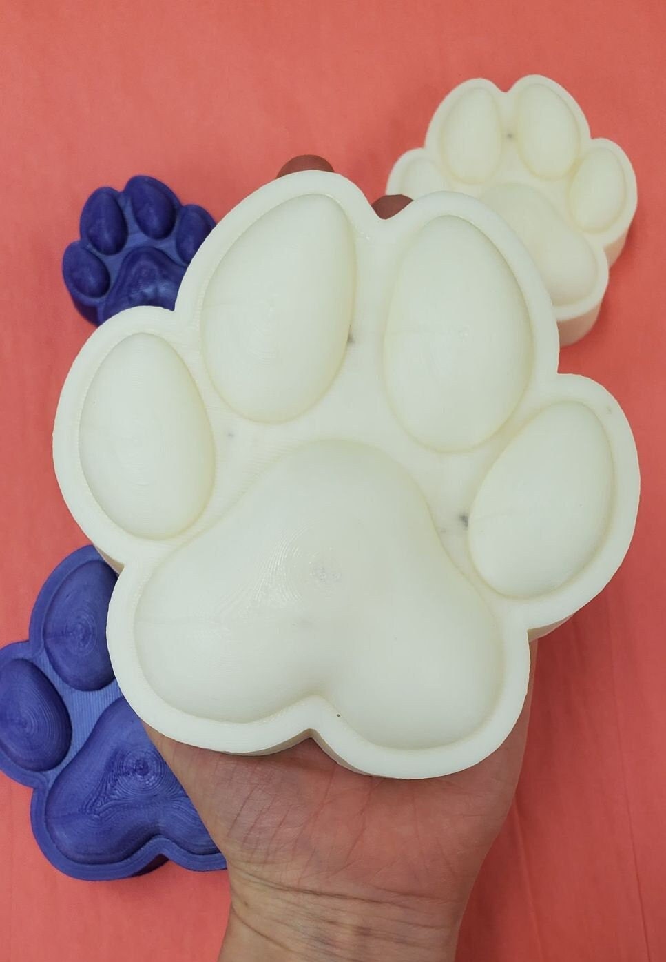 Dog paw 3D raised Vacuum Mold