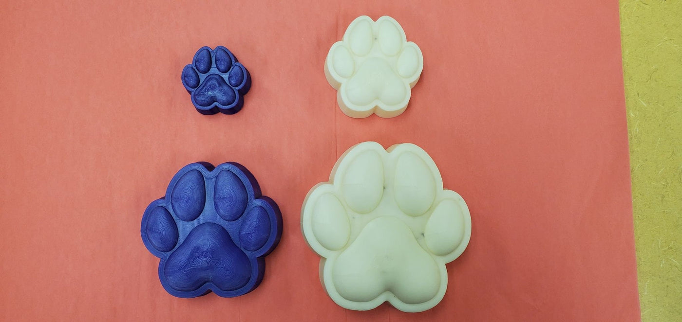 Dog paw 3D raised Vacuum Mold