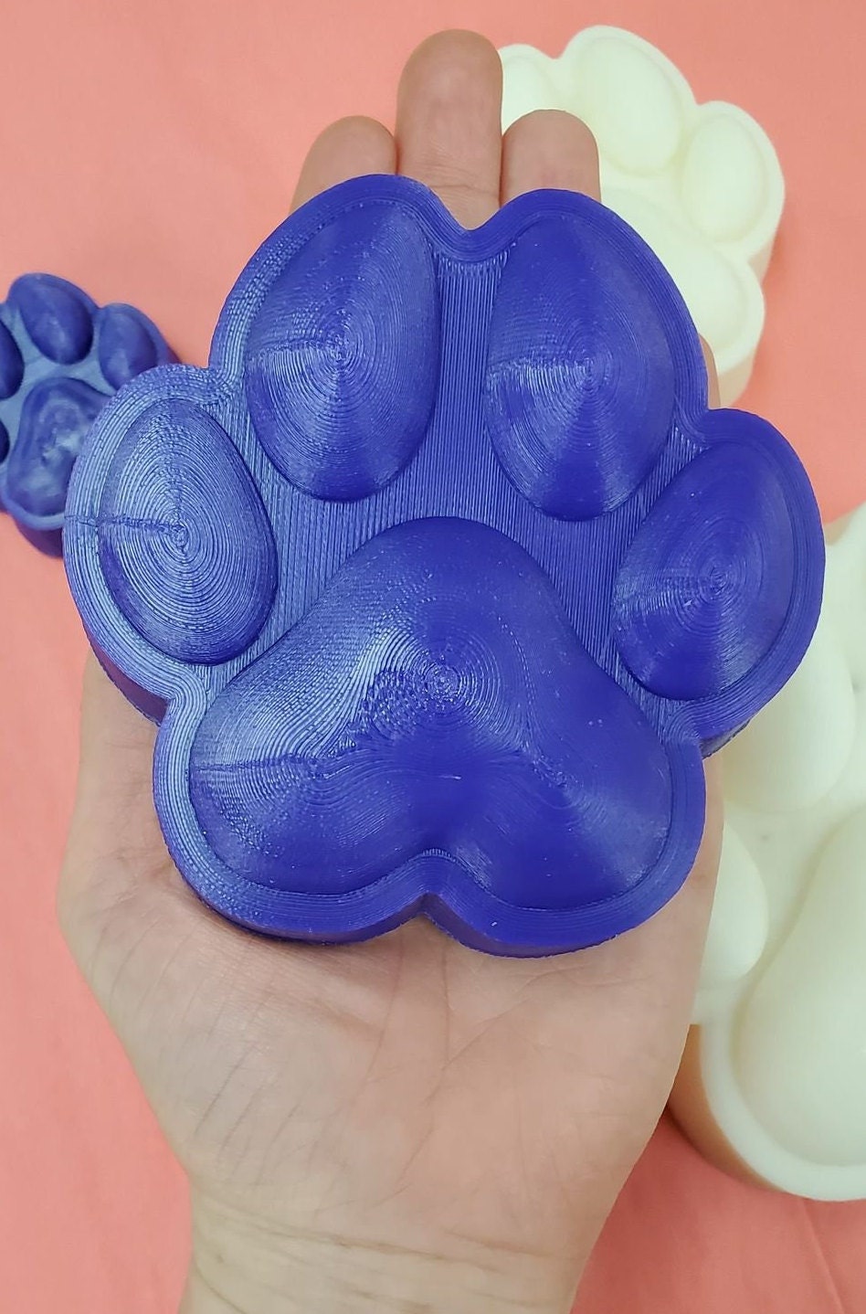 Dog paw 3D raised Vacuum Mold