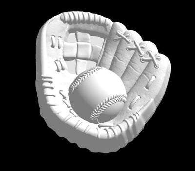 Baseball and Glove Plastic Mold or Silicone mold, bath bomb mold, soap mold, baseball mold, resin mold, chocolate mold, glove mold