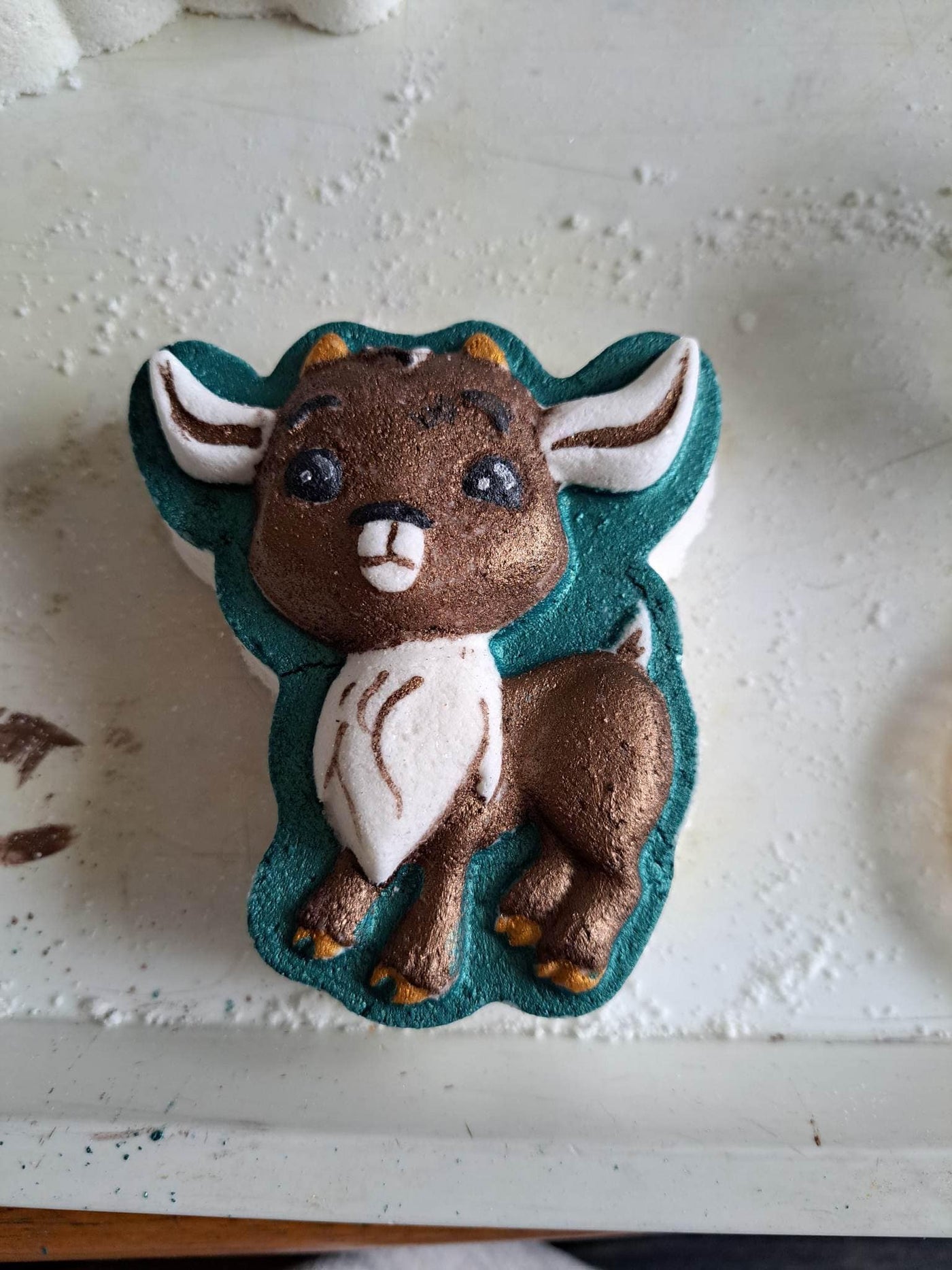 Baby Goat Plastic Mold or Silicone mold, bath bomb mold, soap mold, goat mold, resin mold, kid mold, chocolate mold, farm mold, animal mold