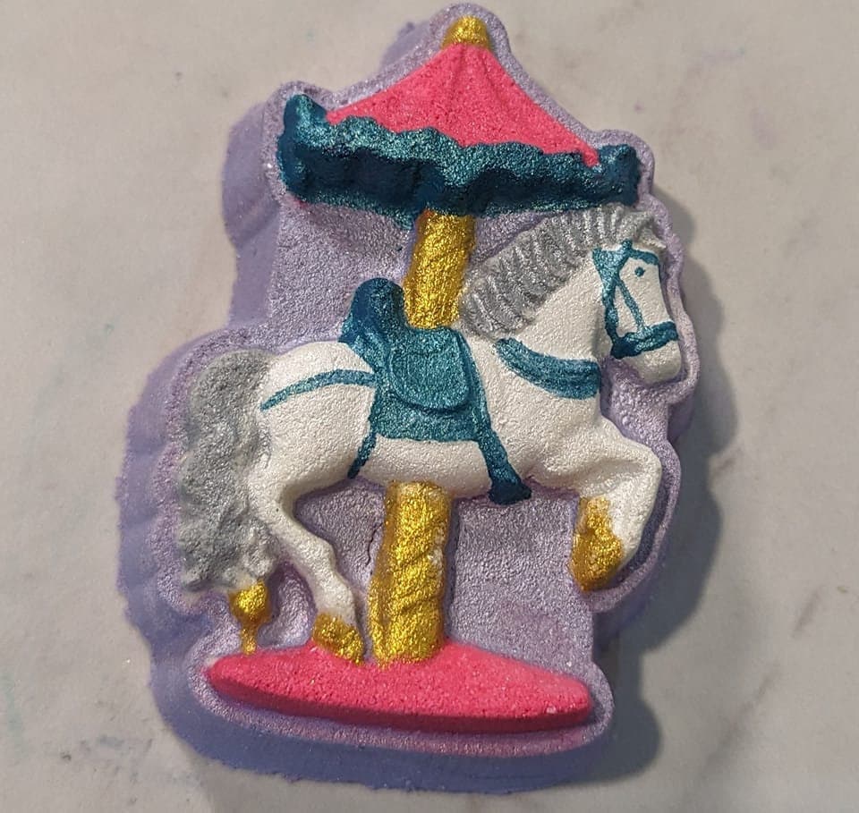 Carousel Horse at the Fair Plastic Mold or Silicone mold, bath bomb mold, soap mold, horse mold, resin mold, carousel mold, county fair mold