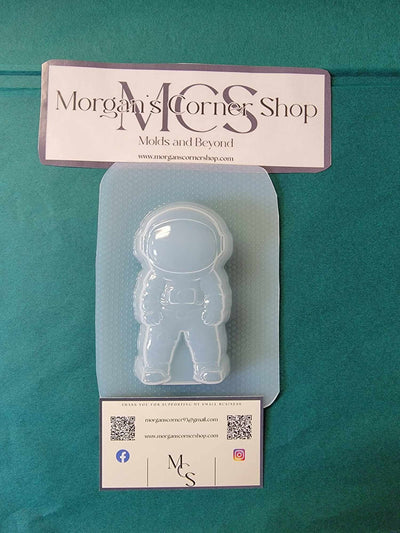 Astronaut Plastic Mold or Silicone mold, bath bomb mold, soap mold, space mold, resin mold, kawaii mold, galaxy mold, galactic mold, astro