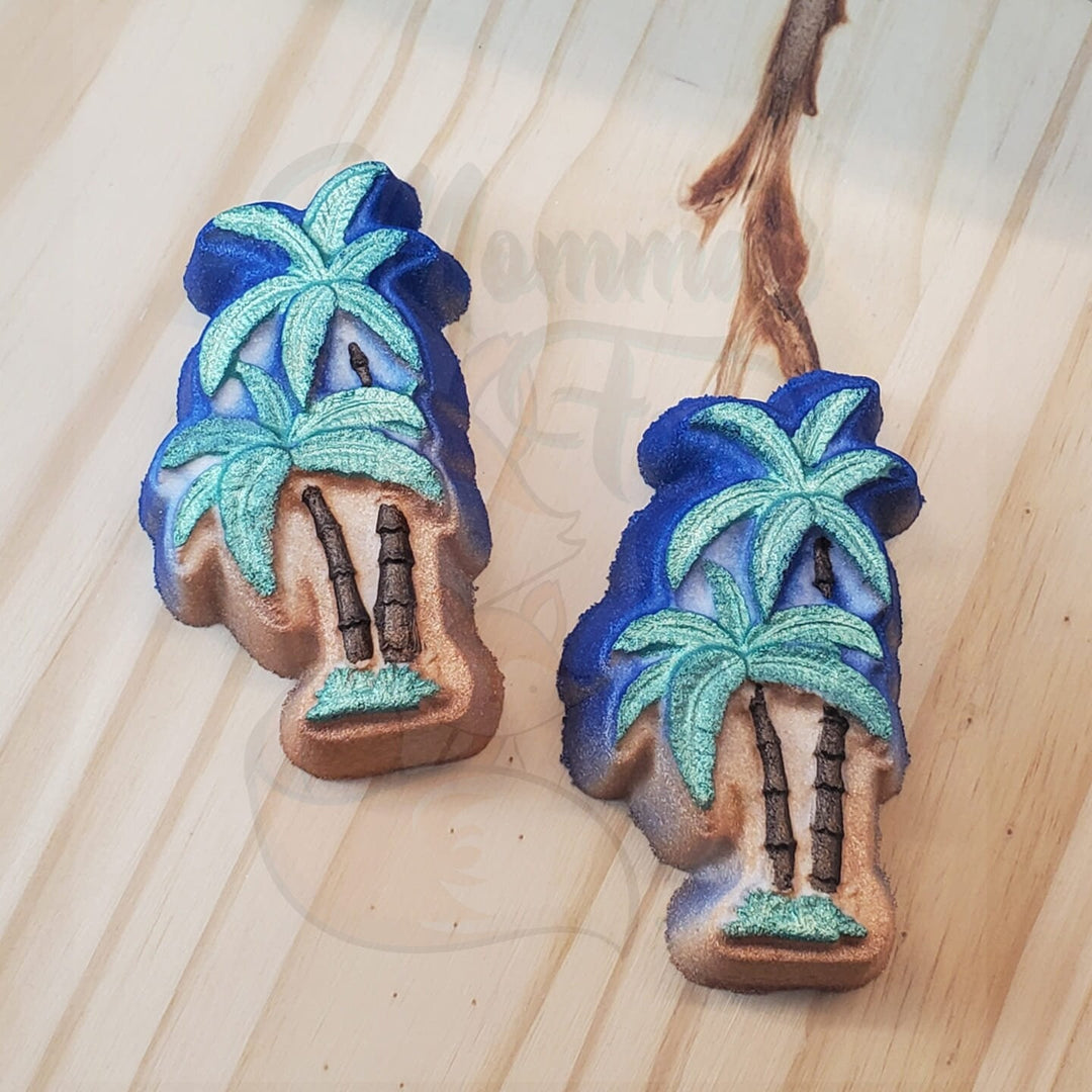 Palm Tree Plastic Mold or Silicone mold, bath bomb mold, soap mold, tree mold, resin mold, palm tree mold, chocolate mold, candy mold, tree