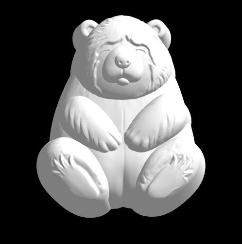 Polar Bear Plastic Mold or Silicone mold, bath bomb mold, soap mold, grizzly bear mold, resin mold, floating bear mold, bear mold