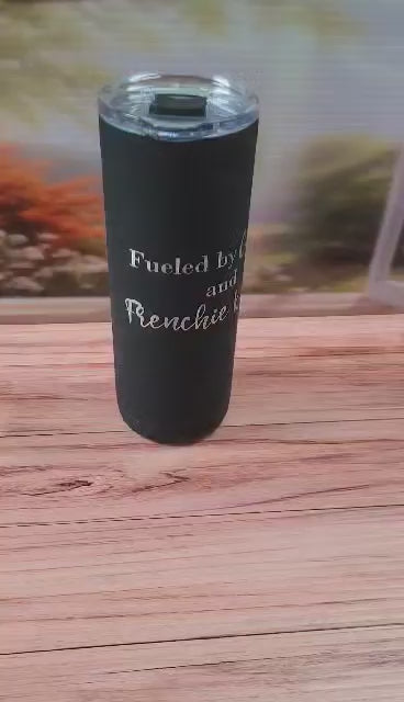 Fueled By Coffee and Frenchie Kisses 20Oz Tumbler