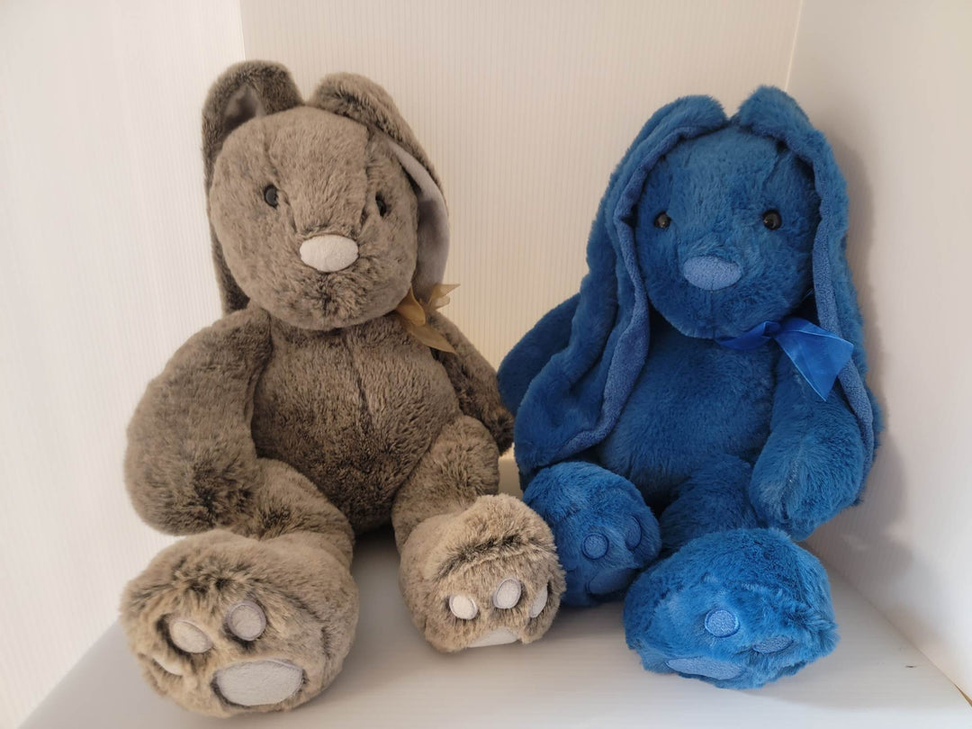 Personalized Embroidered Plush Bunny - Embroidery on ear