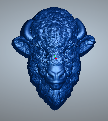 Buffalo Bison head Mold