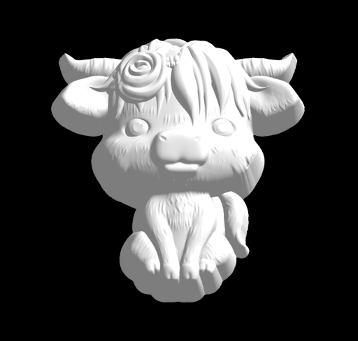 Highland Cow Cutie Mold