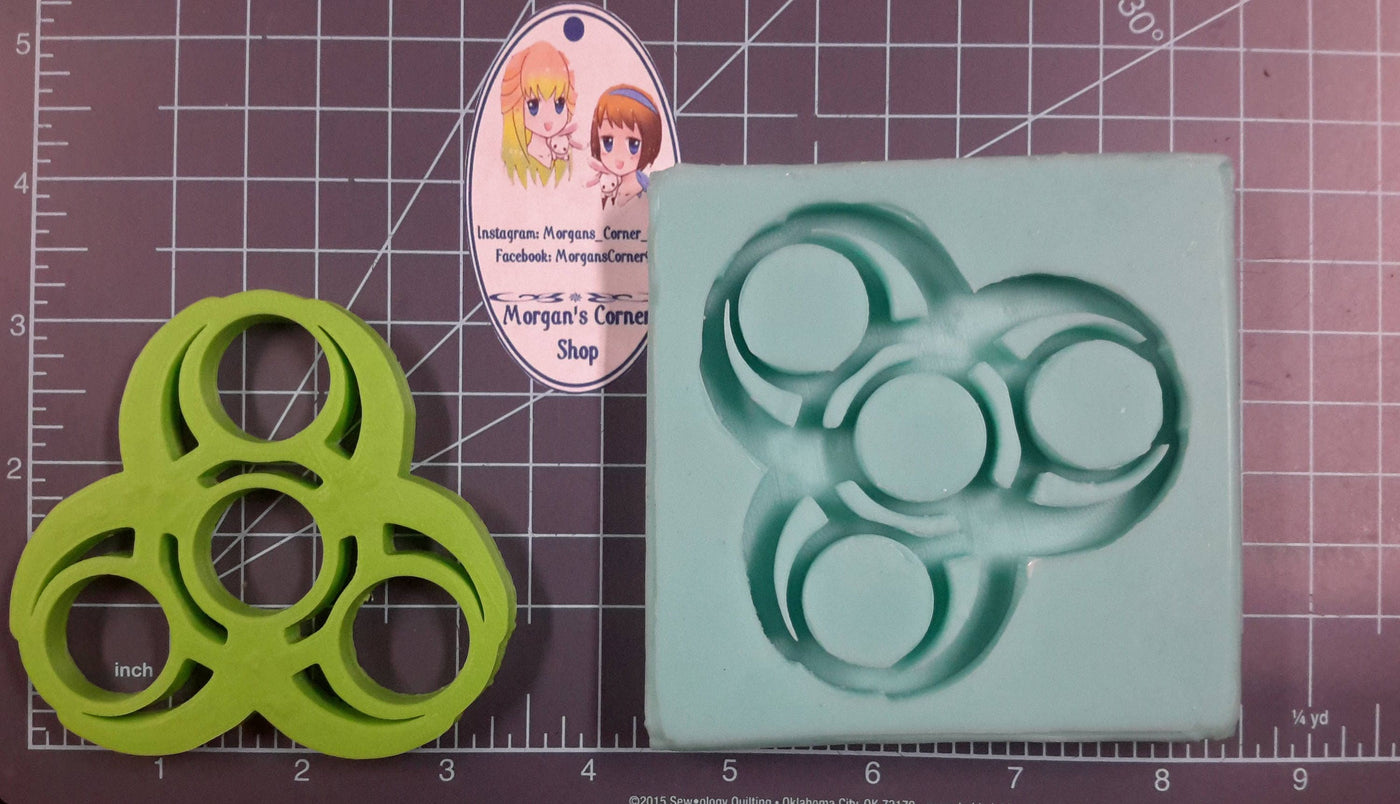 Funky Fidget Spinner Mold