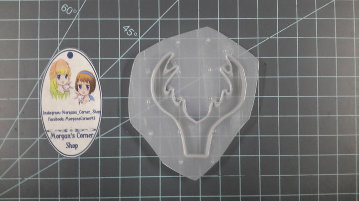 Antlers Plastic Mold or Silicone Mold, Resin Mold, clay mold, chocolate mold, deer antler mold, deer mold, buck mold, hunter mold, wild game