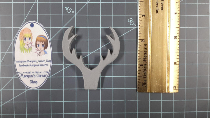 Antlers Plastic Mold or Silicone Mold, Resin Mold, clay mold, chocolate mold, deer antler mold, deer mold, buck mold, hunter mold, wild game