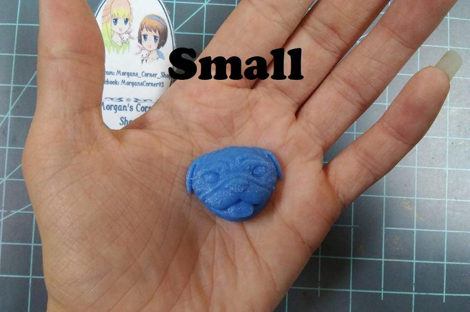 Pug Dog Head Mold