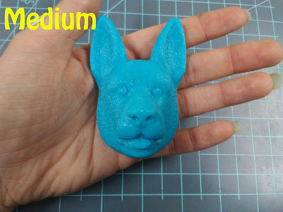 German Shepard Head Mold