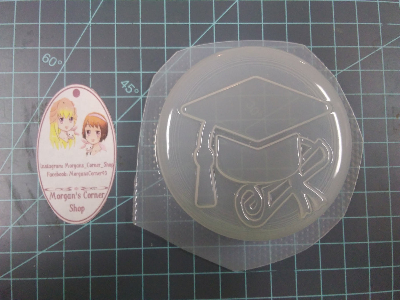 Graduation Cap & Scroll Mold