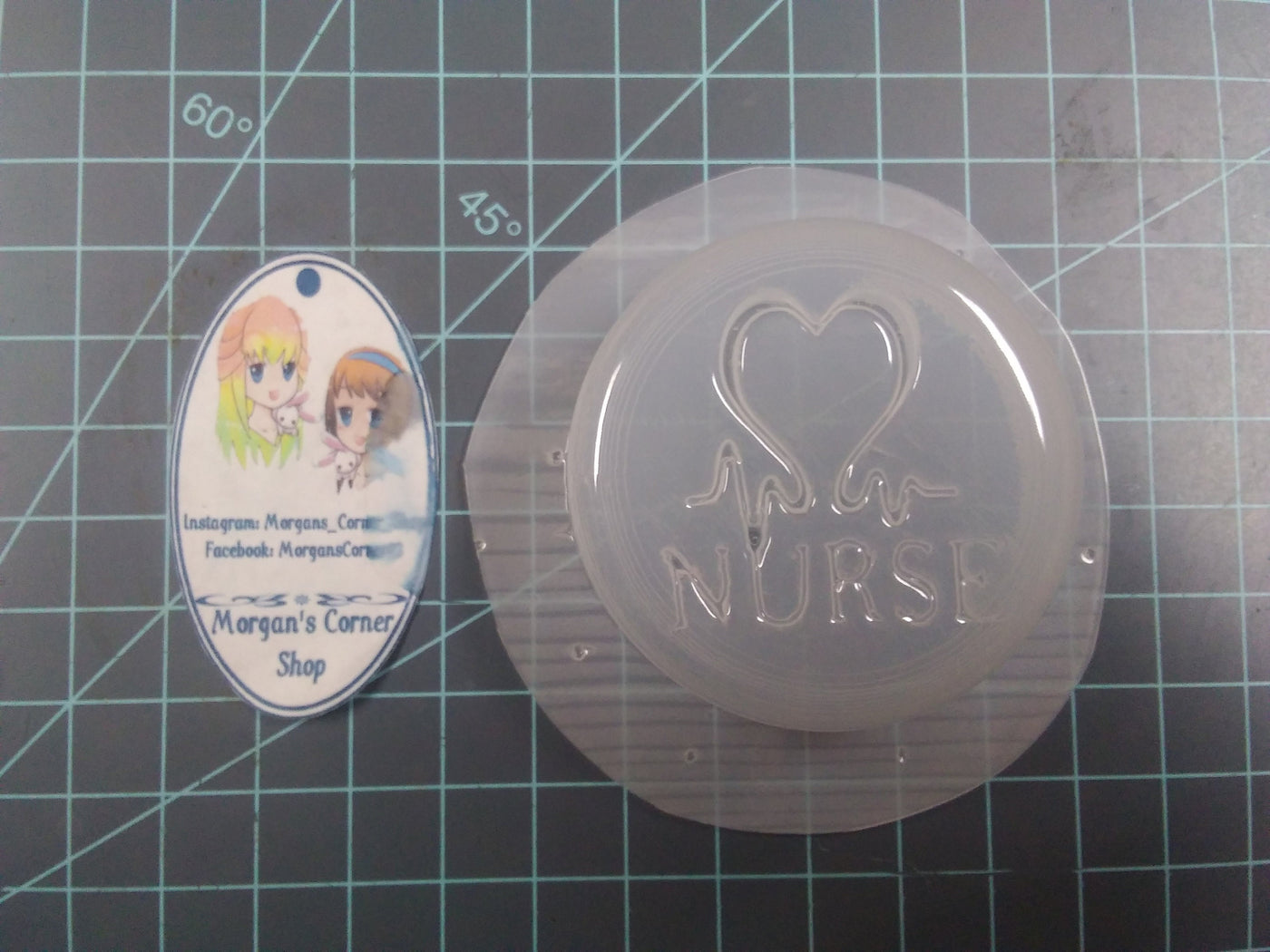 Nurse Heart Beat Mold