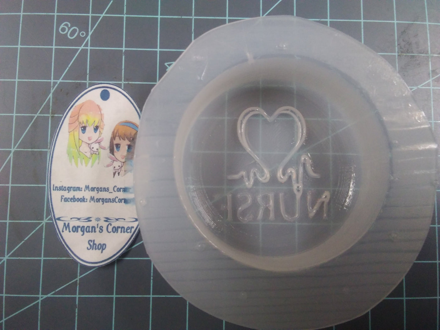 Nurse Heart Beat Mold